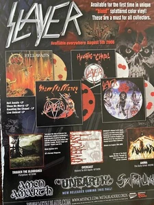 Slayer, Full Page Vintage Promotional Ad - Picture 1 of 1