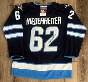 Nino Niederreiter Signed Winnipeg Jets Jersey JSA Size 54 - Picture 1 of 1
