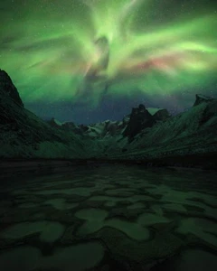 Nordlicht, Engel. Hochwertige int. Fotokunst / Limitierte Auflage! - Bild 1 von 3