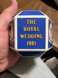 Banco de monedas de boda real de la princesa Diana y el príncipe Carlos 1981 de colección - Imagen 1 de 8