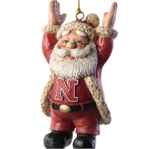 Ornamento Touchdown Husker Santa | Colección Bert Anderson - Imagen 1 de 3