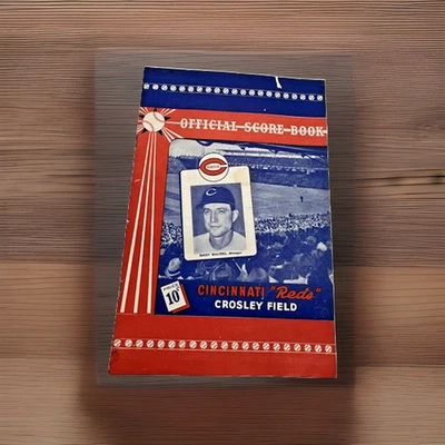 1949 Cincinnati Reds Baseball Score Book Crosley Field Versus Pirates Vintage - Image 1 of 4