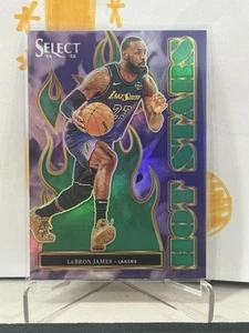 2024-25 Panini Select Purple HOT STARS LeBron James Silver #8 Lakers Color Match - Picture 1 of 2
