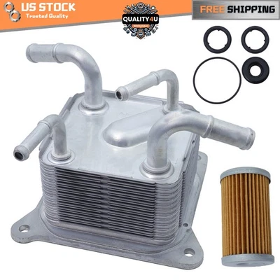 For Nissan Versa Note 1.6L 2012-2017 Auto Transmission Oil Cooler w/ Filter Foto 1 de 4