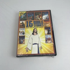 DVD 16 Bible Stories for the Whole Family & Bonus Sing A Long Audio CD 2014 - Picture 1 of 4