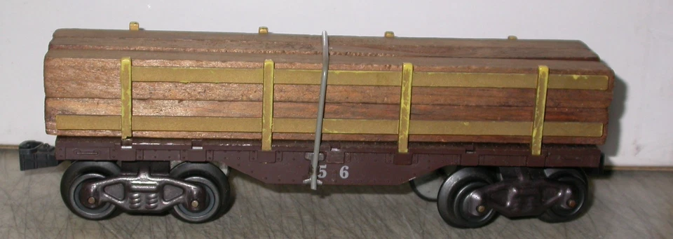 Vintage Marx O 027 #56 Lumber Flat Car - Image 1 of 4
