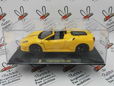 DIE CAST 1/24 " SCUDERIA SPIDER 16M - 2008 "  LE GRANDI FERRARI - Immagine 1 di 2
