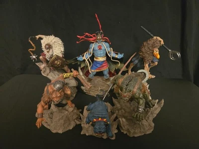 THUNDERCATS Complete 7 piece Villains Diorama Set from Iron Studios 1/10 - Image 1 of 4