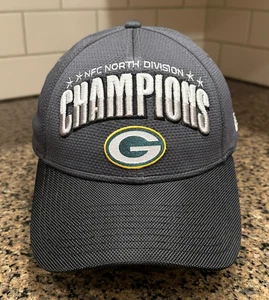 Green Bay Packers New Era 9FORTY NFC North Champions Snapback Cap Hat Gray - Picture 1 of 9