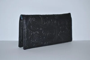 Checkbook Cover Holder w-Protective Carbon Copy Panel/Coupon Holder Faux Leather - Picture 1 of 6