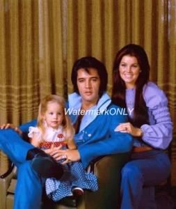 "Elvis Presley" "King of Rock & Roll", Lisa Marie & Priscilla Pin Up PHOTO! #27 - Picture 1 of 2