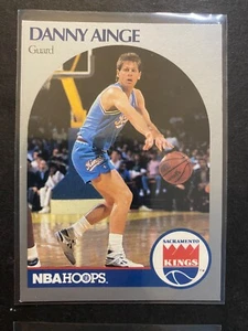 Danny Ainge (Sacramento Kings) - 1990 NBA Hoops Basketball Card #253 - Picture 1 of 2