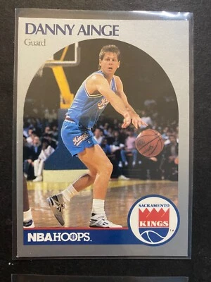 Danny Ainge (Sacramento Kings) - 1990 NBA Hoops Basketball Card #253 - Image 1 of 2