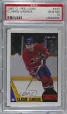 1987-88 O-Pee-Chee Claude Lemieux #227 PSA 10 GEM MT Rookie RC