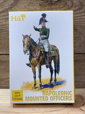HäT, Napoleonic Mounted Officers, No. 8279, 1:72 Scale, Model Kit, NIB - Image 1 of 4