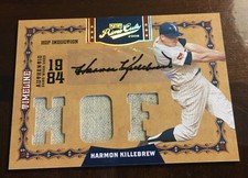 Harmon Killebrew Auto Jersey 2008 Playoff Prime Cuts #10/10 Minnesota Twins