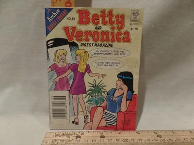 "BETTY AND VERONICA" DIGEST MAGAZINE #89 COMIC FROM JULY,1997-CANADA - Image 1 of 4
