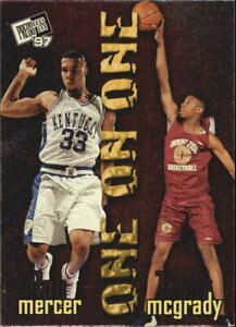 1997 Press Pass One On One #3 Ron Mercer/Tracy McGrady