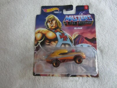 2020 Mattel Hot Wheels Character Cars Masters of the Universe:  He-Man NIP - Image 1 of 3