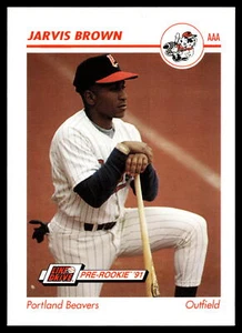 1991 Line Drive AAA #404 Jarvis Brown - Picture 1 of 2