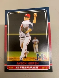 Jason Hursh 2019 Mississippi Braves Team Card - Picture 1 of 1