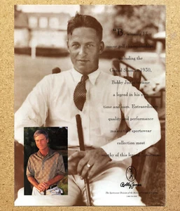 Bobby Jones Legend Sportswear Golf Collection - Print Ads Ephemera Art 1994 - Picture 1 of 3