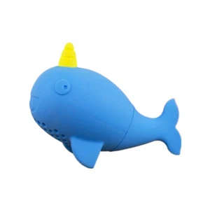 Narwhal Gewürzsieb Gift Republic Wal Fisch Kräuter Sieb Blau Silikon Kochen - Picture 1 of 5