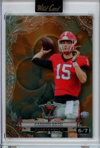 6/7 CARSON BECK 2024 Wild Card 7 Card Studs Metal 1st Copper Holo MIAMI - Picture 1 of 2