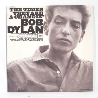 BOB DYLAN  – The Times They Are A-Changin'  2010 Box set MONO 180 g  LP  EX/NM - Image 1 of 4