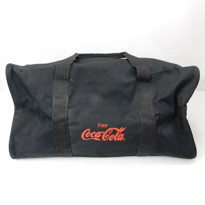 Coca Cola Golden Pacific Duffle/Gym Bag/Backpack/ With Shoulder Strap Black/Red  - Image 1 of 4