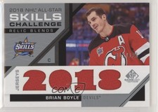 2018-19 Upper Deck SP Game Used All-Star Skills Relic Blends /125 Brian Boyle