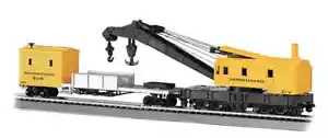 Bachmann HO Scale ~ Pennsylvania ~ 250-Ton Steam Crane & Boom Tender ~16114 - Picture 1 of 1