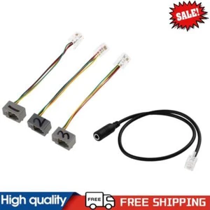 RJ9 4P4C Male to 3.5mm Female Headset Audio Converter Adapter Cable Wire #g - Zdjęcie 1 z 12