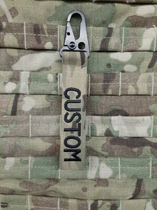 Tactical sling clip gear tag with hook and loop for molle items - Picture 1 of 5