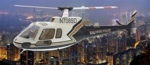 470 AS-350 ARF San Diego Police RC Helicopter  470 Size AS350 KIT Version - Picture 1 of 3