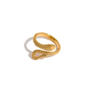 feine Fingerringe mit Schlange - Picture 1 of 11
