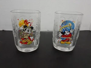 Walt Disney World 2000 Celebration Glasses, 2x AK/Epcot - Picture 1 of 5