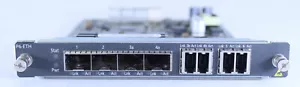 Alcatel-Lucent P6-ETH 3HE09170AA 82-0731-01 4x 1G SFP Ethernet Module IPUIBX1DAA - Picture 1 of 9