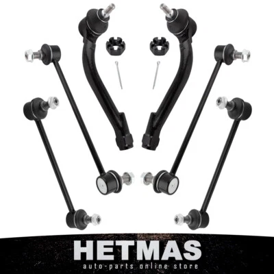6PC Front Rear Sway Bar Links Outer Tie Rods For 07-10 Kia Optima Rondo Magentis - Image 1 of 4