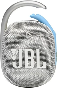 JBL Clip 4 Portable Bluetooth Speaker - Eco White - Picture 1 of 10