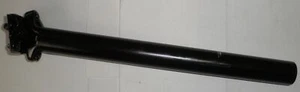 BLACK ALUMINUM SEAT POST 31.6X350 BIKE PARTS 758 C45 - Picture 1 of 6