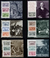 USA 1992 - Block 25-30 postfrisch - Kolumbus, Entdeckung Amerikas [57073