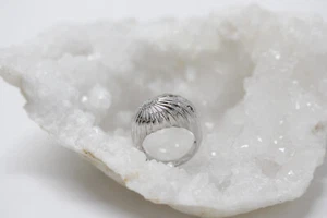 Anillo de orfebrería Frank Trautz oro blanco 18k 40 brillantes. 0,134ct. T. 56 aprox. 10,8 g - Imagen 1 de 8