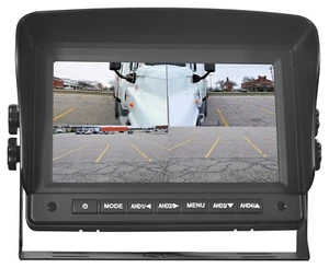 7" Quad Dash Mount Monitor 1080P - Auto Dimming, Menu Lock, U Bracket - Picture 1 of 1