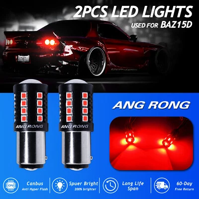 No Error BAZ15d P21/4W LED Bulbs Tail Stop Light For Mercedes C-Class W203 CL203 - Image 1 of 4