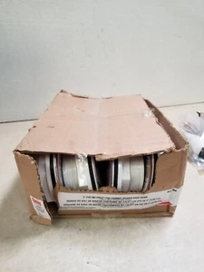 Box of 12 Oatey 2" Round No-Caulk Shower Drain Stainless Steel PVC White 420992 - Picture 1 of 5
