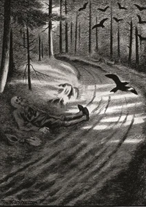 Theodor Kittelsen - Fattigmannen ++ FLAG, FLAGGE ++ 70x100cm ++ NEU !! - Bild 1 von 1