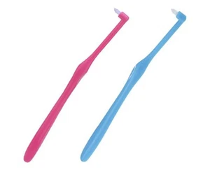 2Pcs compact single Tufted Toothbrush, End-tuft Tapered, sensitive gum clean - Picture 1 of 8