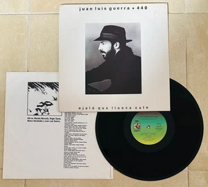JUAN LUIS GUERRA VINYL LP LLUEVA CAFE SPAIN UNIQUE 1990 LATIN - Picture 1 of 4