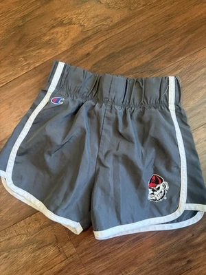 Champion Girls Gray Athletic Shorts With Georgia Bulldog, 5-6  - Image 1 of 4